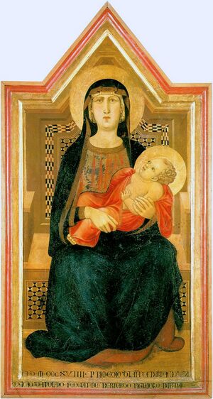 Lorenzettis' Madonna and Child.