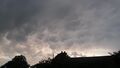 Mammatus Clouds observed in Norwich Norfolk, UK, 2015/05/24 just before sunset in the west moving east. Duration 17 minutes. Calm weather. No rain, 19 Celsius.