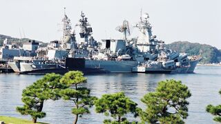 Visiting Port of Yokosuka, Japan in Oct. 2002