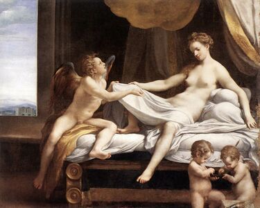 Correggio's Danaë, 1531–1532.