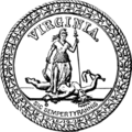 Seal of Virginia (1875)