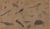 Almanac of birds and beasts, typical example of the Gongbi styles popular during the Song