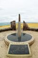 Monument of North latitude 40 degrees at Nyudouzaki in Oga, Akita