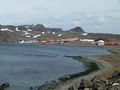 The Chilean settlement of Villa Las Estrellas on King George Island in the South Shetland Islands, Antarctica.