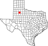 State map highlighting Crosby County