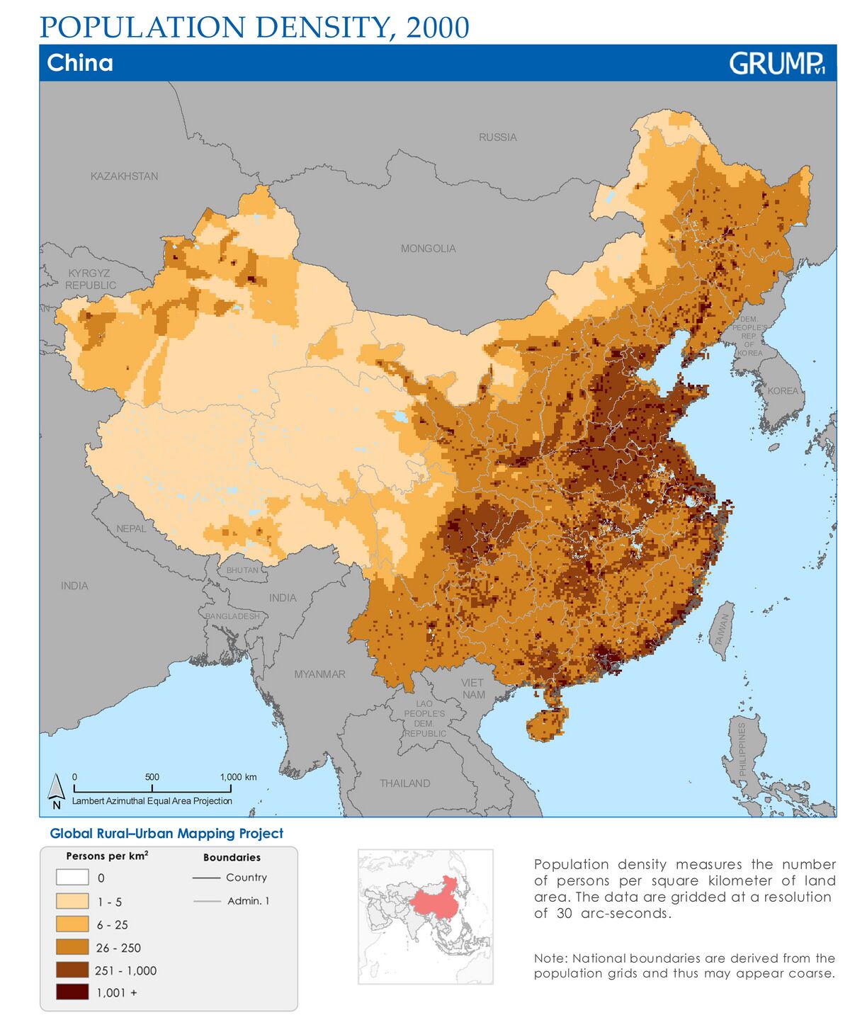 ملف:China Population Density, 2000 (6171905307).jpg - المعرفة