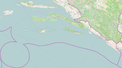 Location map Dubrovačko-neretvanska županija