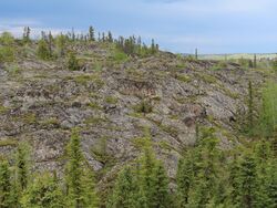 Canadian Shield in Yellowknife