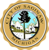 الختم الرسمي لـ Saginaw, Michigan