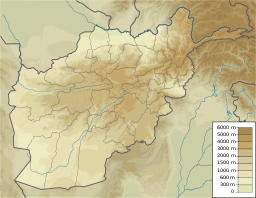 Location of Zorkul on the border of Afghanistan and Tajikistan.