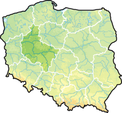 Location within Poland