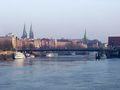 View from the Stephani-Bridge in the direction of the Cathedral