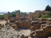 Colour photograph of the remains of Ancient Carthage