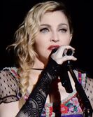 Madonna performing