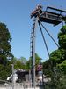 Oblivion (roller coaster) at Alton Towers in Staffordshire, England.