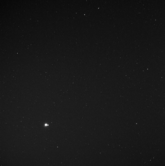 The Earth and Moon captured by the MESSENGER Wide Angle Camera from a distance of 183 million kilometers