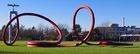 Gartenschlauch by Claes Oldenburg at Eschholzpark Freiburg