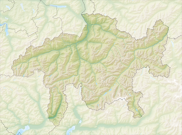 Location map/data/Canton of Graubünden is located in Canton of Graubünden