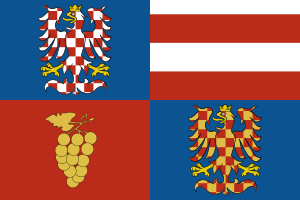 Flag of South Moravian Region.svg