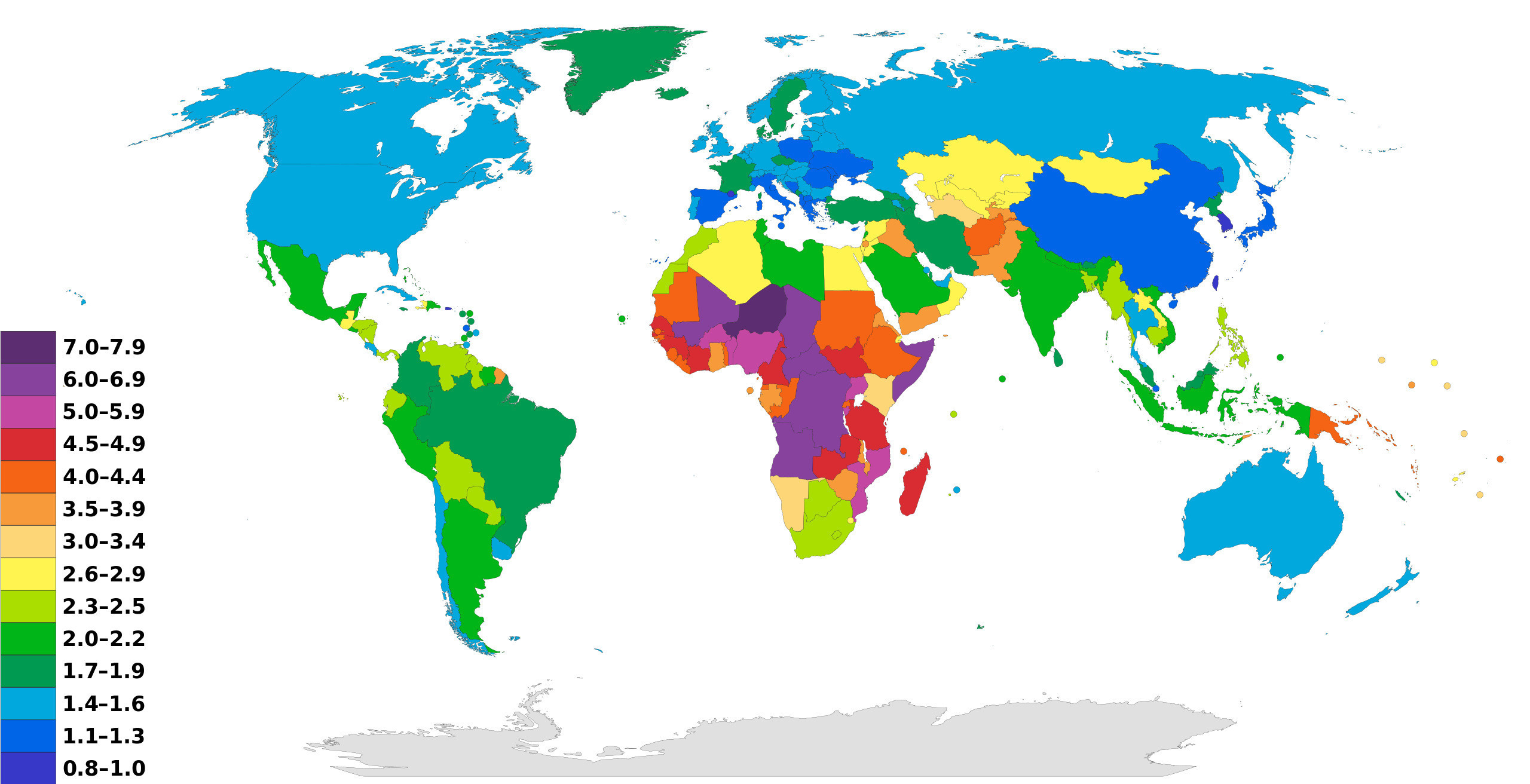 ملفTotal Fertility Rate Map by Country.svg المعرفة