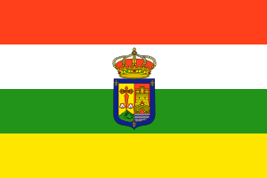 Flag of La Rioja (with coat of arms).svg