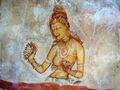 Painting of Apsara at Sigiriya, Sri Lanka