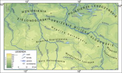 Mapa części Niziny Śląsko Łużyckiej i Wału Trzebnickiego.png