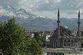 Mount Erciyes and the Bürüngüz mosque