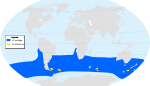 Black-browed Albatross-map-localisation-fr.svg