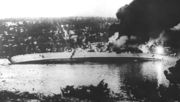 9 أبريل: السفينة الألمانية "بلوخر" تغرقها الدفاعات الساحلية النرويجية في Battle of Drøbak Sound.