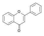 2-Phenyl-1,4-benzopyrone.svg