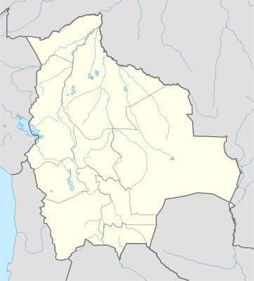 Location map Bolivia