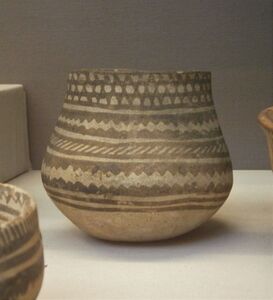 Jar with painted decoration from the Samarra culture, Samarra. British Museum, London.