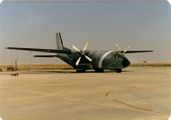 Transall C-160 من سلاح الجو الفرنسي مخصصة لوحدة الطيران ذي الجناح الثابت في خط طيران الجورة 1989