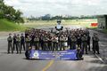 2008, Squadron personnel and staff of 149 Sqn based at PLAB posing in front of the squadron's F-5S Tiger-IIs after winning the Best RSAF Unit award. In 2010, the Sqn transitioned to the new F-15SG Strike Eagles.