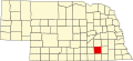 State map highlighting Fillmore County