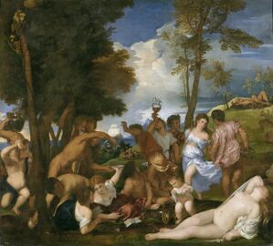 Titian, The Bacchanal of the Andrians, 1523–1526