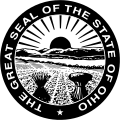 Seal of Ohio (B&W).svg