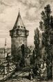 Galata Tower by fr (Augustin François Lemaître), 1840