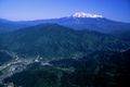 جبل اونتاكي وأگماتسو، ناگانو من على جبل كازاكوشي.