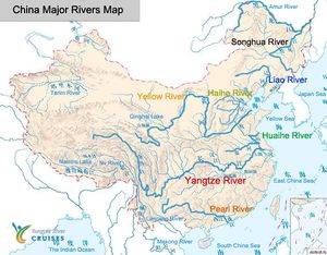 أنهار الصين الرئيسية الثلاث