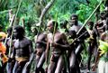 Men wearing traditional nambas during a N'gol ceremony on Pentecost Island, Vanuatu (1992)