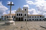 White church on a square.