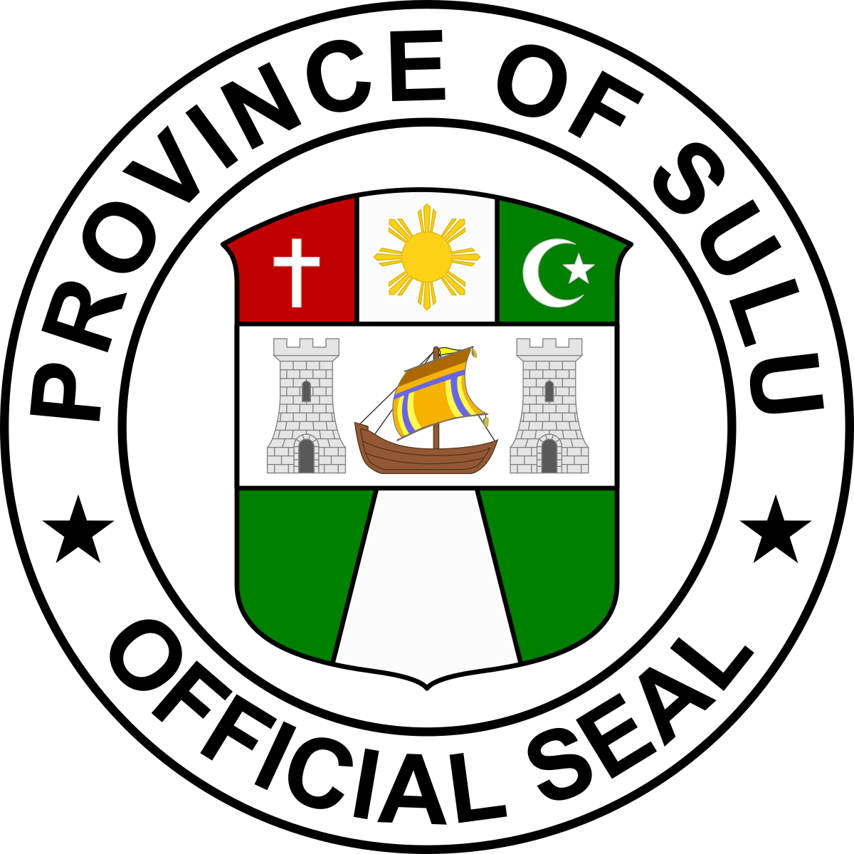 ملف:Official Seal of Sulu.svg - المعرفة