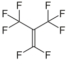 پيرفلوروأيزوبوتين، غاز فلوروألكين نشط وشديد السمية.