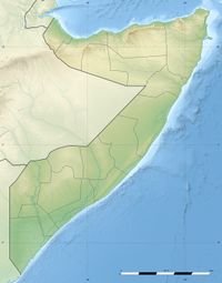 Location map Somalia is located in الصومال