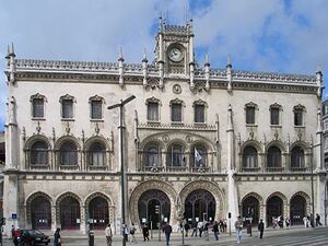 Rossio Station, Lisbon, Portugal: 1886–1887