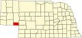 State map highlighting Deuel County