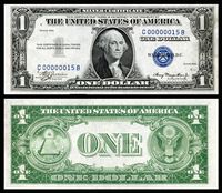 $1 Silver Certificate, Series 1935, Fr.1607, depicting George Washington