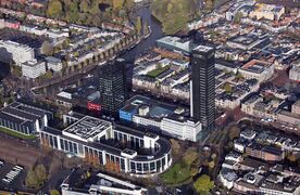 Aerial view of the Achmea tower